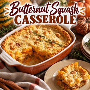 Easy Butternut Squash Casserole Recipe
