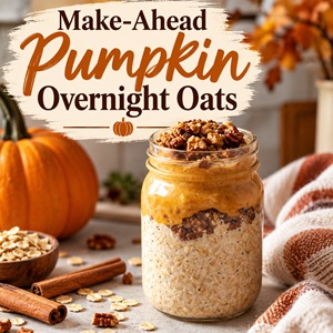 Easy Make-Ahead Pumpkin Overnight Oats