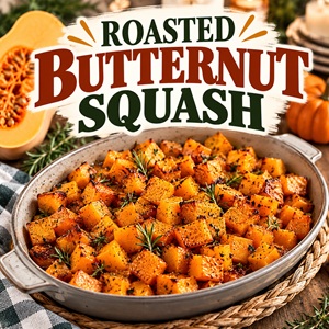 Easy Roasted Butternut Squash Side Dish