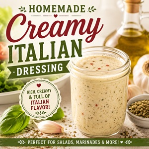 Creamy Italian Dressing Recipe Better Than Store-Bought