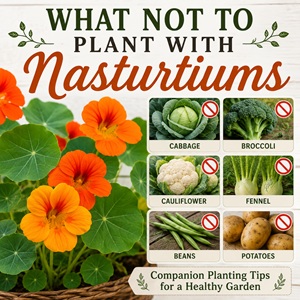 What Not to Plant with Nasturtiums (Companion Planting Guide)