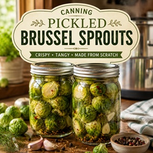 Homemade Pickled Brussels Sprouts for Your Pantry
