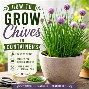 The Best Way to Grow Chives in Containers for Kitchen Gardens