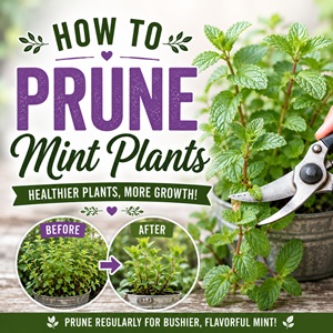Discover the simple steps for pruning mint plants so they stay full, flavorful, and healthy. Regular pruning encourages new growth and helps you enjoy fresh mint for teas, desserts, and homemade recipes. A great addition to gardens filled with herbs and cottage garden flowers.