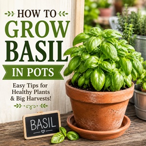 Easy Tips for Growing Basil in Pots
