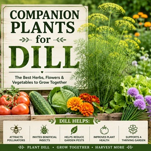 Discover the best companion plants for dill to grow a healthier, more productive herb garden. Learn which vegetables, herbs, and flowers grow well with dill, which plants to avoid, and simple companion planting tips for beginners. Perfect for vegetable gardens, raised beds, and container gardens.