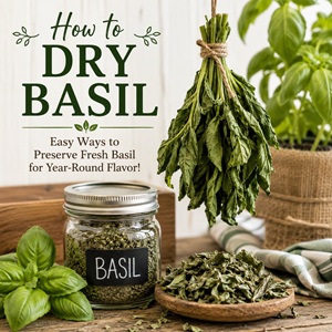 How to Dry Basil for Year-Round Cooking