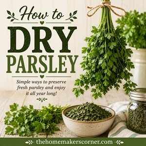 Easy Guide to Drying Parsley