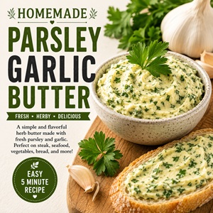Put your fresh garden parsley to good use with this flavorful herb butter recipe. It's freezer-friendly, easy to make, and one of the most versatile herb butters you'll ever try. Perfect for your growing collection of herbal recipes and homemade pantry staples.