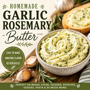 Homemade Garlic Rosemary Butter You'll Want on Everything