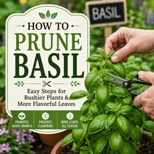 How to Prune Basil for Bigger, Bushier Plants