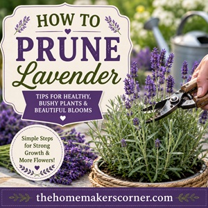 Learn how to prune lavender the right way to encourage fuller growth, more flowers, and a longer-lasting plant. This easy step-by-step guide covers when to prune, how much to cut back, and the mistakes to avoid for healthy, fragrant lavender year after year.