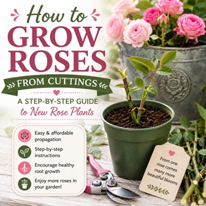 Multiply your favorite roses without spending a fortune! This beginner-friendly guide shows you how to propagate roses from cuttings so you can fill your cottage garden with beautiful blooms year after year.