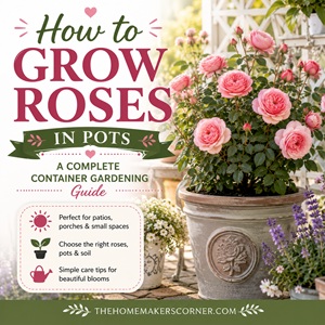 Want gorgeous roses without a large garden? Discover how to grow healthy roses in containers with the right soil, sunlight, and care. A perfect addition to patios and charming cottage gardens.