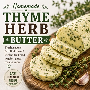 Homemade Thyme Herb Butter You'll Want on Everything