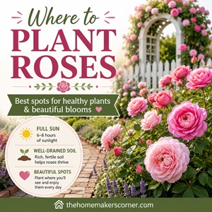 Where to Plant Roses in Cottage Gardens