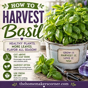 How to Harvest Basil for Fresh Use, Tea & More