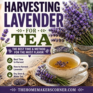Discover the secrets to harvesting lavender at the perfect stage for delicious homemade tea. From cutting the stems to drying the buds, this beginner-friendly guide makes it easy to enjoy fresh lavender from your own cottage garden while embracing simple garden living.