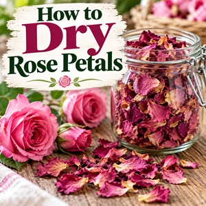 The Best Way to Dry Rose Petals