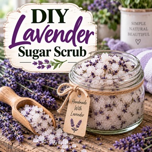 How to Make Lavender Sugar Scrub