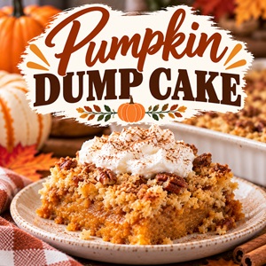 Easy Pumpkin Dump Cake Recipe for Fall