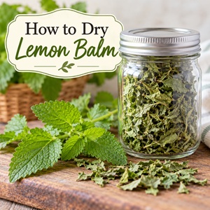 Want to preserve lemon balm from your garden? Learn the best time to harvest lemon balm, how to prepare the leaves for drying, and how to tell when they're ready for storage. Save these easy herb-drying tips along with your other favorite ways to preserve fresh garden herbs!